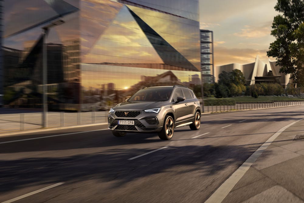 CUPRA Ateca Alpha in Fahrt