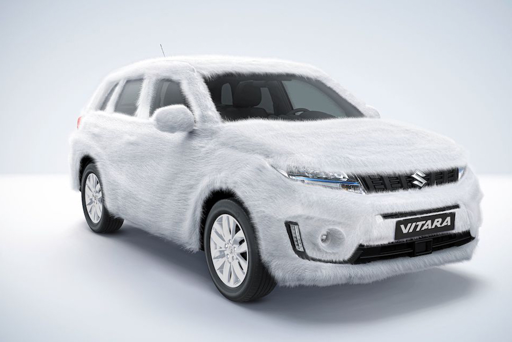 Suzuki präsentiert exklusive Snowfox Sondermodelle mit recyceltem Kunstfell