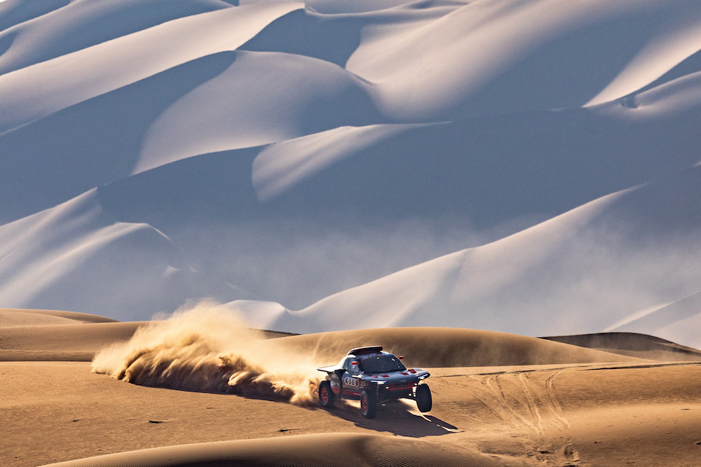 Doppelführung für Audi zur Halbzeit der Rallye Dakar 2024